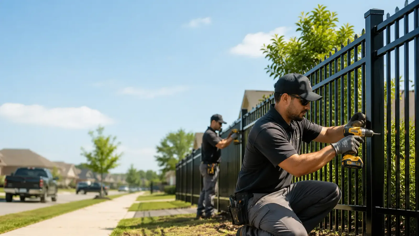Metal Fence Installation in Baskerville, VA